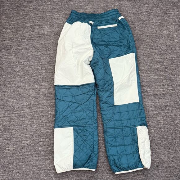 Free People Landscape View Ski Pants Women Blue Puffer Quilted Winter Outdoor - Picture 2 of 13